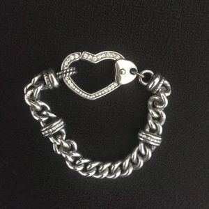 Brighton Bracelet Urban Heart Bold Chunky Crystals